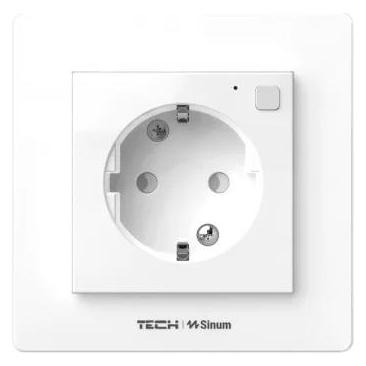 Kabellose Steckdose mit Strommessung weiss FF-230 Tech Steuerungen (46231)
