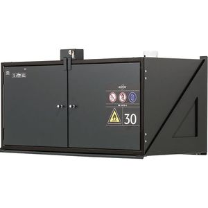 asecos Gefahrstoffschrank S-Classic 30, 32467-911, Feuerwiderstand Typ 30, anthrazit, (B/H/T) 99,5 x 48,2 x 47cm