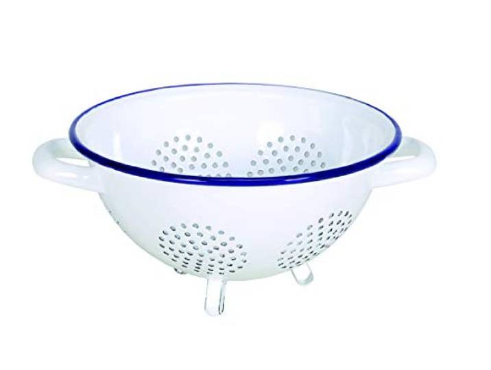 Krüger Emaille Standseiher Husum Ø 22 cm Für Gemüse, Obst & Pasta