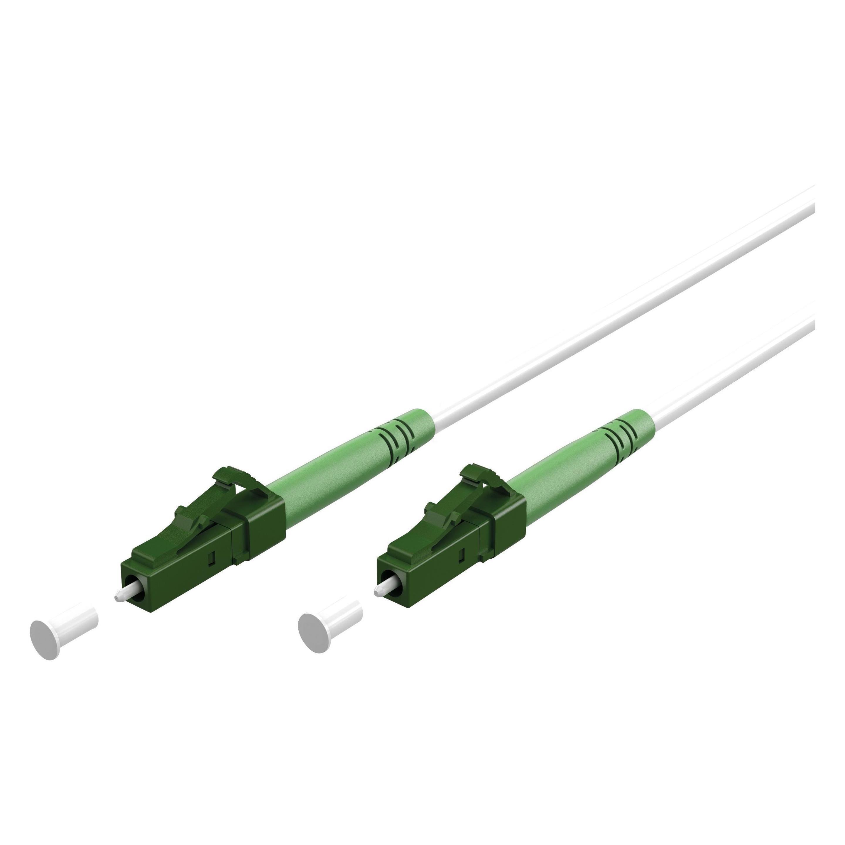 equip LWL Patchkabel LC/APC->LC/APC Simplex 9/125um ws (5 m) (255945)