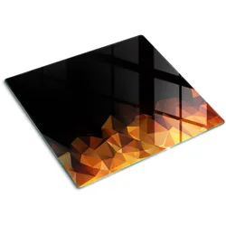 GLASPLATTE 60x52 cm Abstraktion