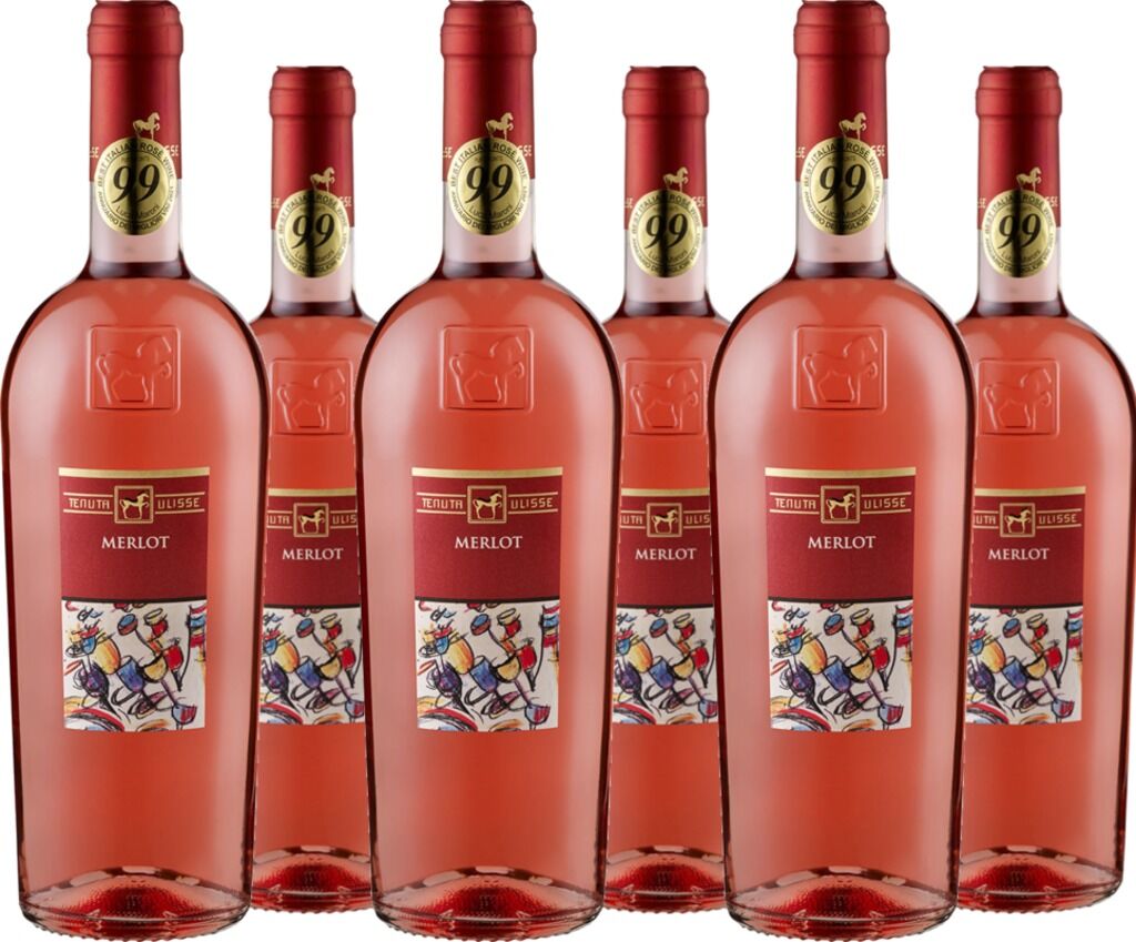 6er Vorteilspaket ULISSE Merlot Rosato 2025 Ulisse