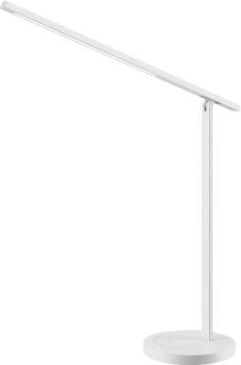 Hansa LED Tischleuchte Halo, 6 Watt, mit Standfuß, Memoryfunktion, 3 Farbtemperaturen, dimmbar, weiß