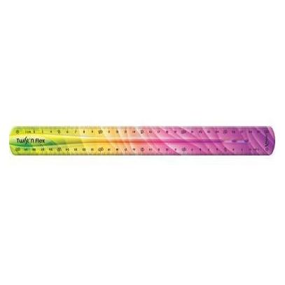 Maped Flachlineal Twist'n Flex DECOR, 300 mm, unzerbrechlich (30 cm, Kunststoff) (279315)