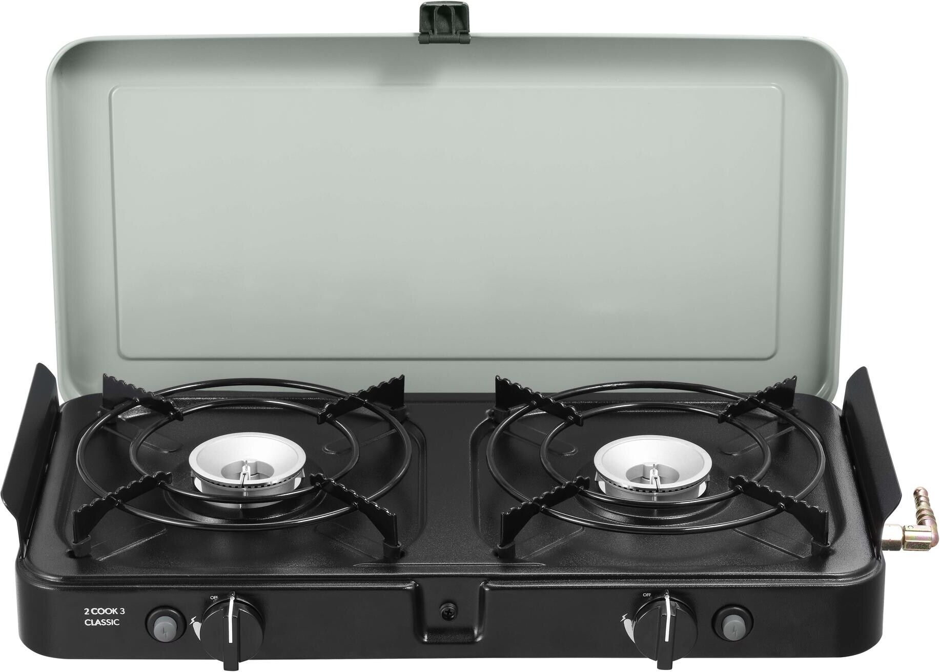 Gaskocher "CADAC DOMETIC 2 Cook 3 Class", schwarz, GaskocherB:55cm H:9cm L:33cm, Gaskocher, B:55cm H:9cm L:33cm schwarz Einheitsgröße