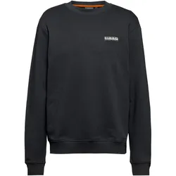 Napapijri B-Small Box Sweatshirt Herren | Gr. M | schwarz - schwarz