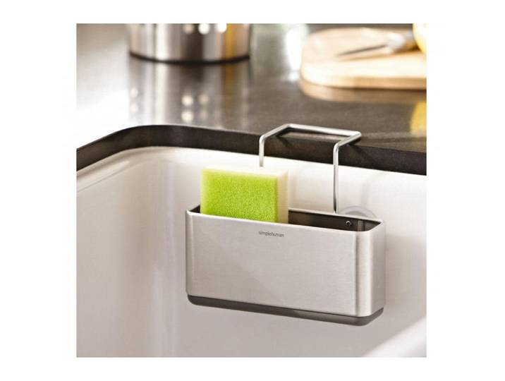 Abtropfgitter Simplehuman Silber Edelstahl B 17.2 cm
