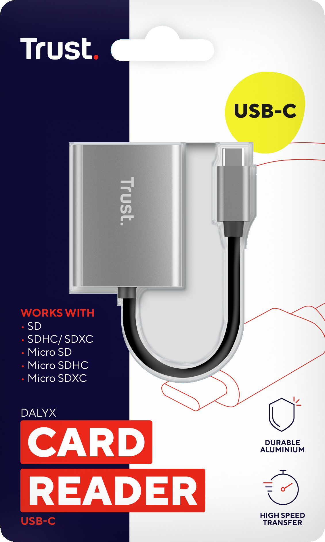 Trust DALYX FAST USB-C CARDREADER