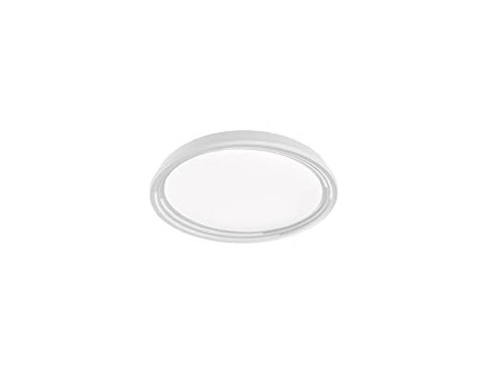 Fischer & Honsel Deckenleuchte, Dua weiß D: 43 cm A: 7,50 cm über Wandschalter in 3 Stufen dimmbar 1x LED 22,0W 3000 K inkl. 2700 lm EEG: F