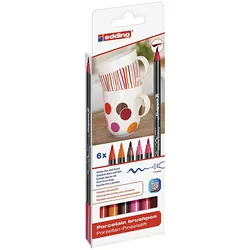 edding Warm Porzellanstifte 1.0 - 4.0 mm Mehrfarbig