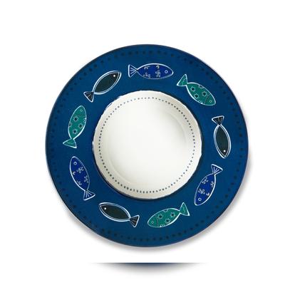 Excelsa Set mit 6 Pastatellern Ocean Keramik 28,5 cm Bunt