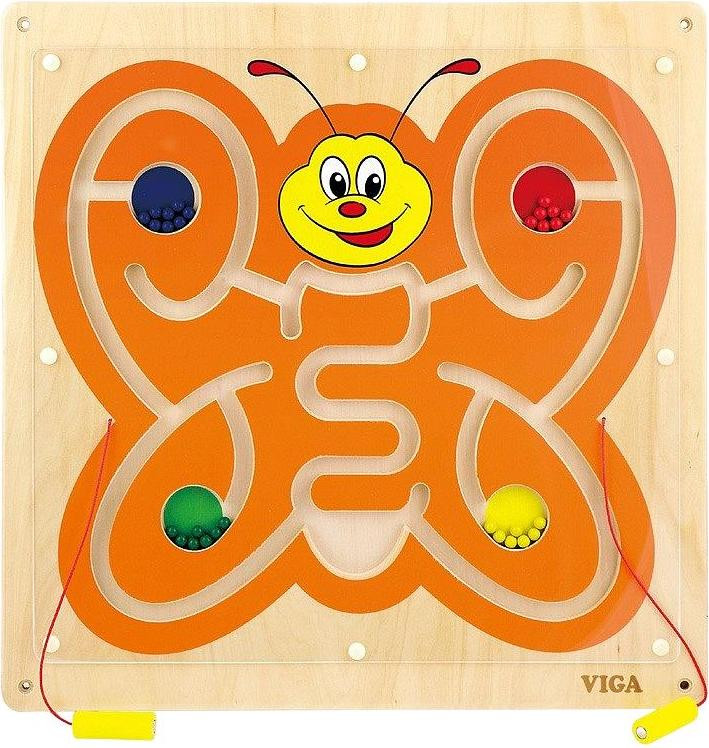 BABU Houten labyrintspel met kralen Sparkys Edition