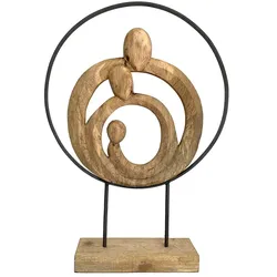 Moritz Skulptur Figur 39x10,5x55cm Familie Kreis Family Zusammenhalt Geschenk Dekofigur