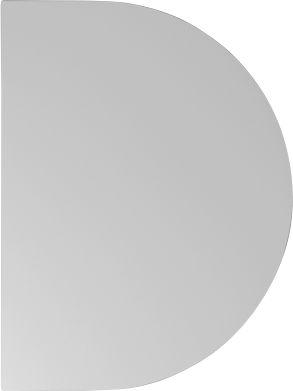 Ansatztisch TOPAS LINE, für elektrisch höhenverstellb. Schreibtische, T 600, lichtgrau/silber