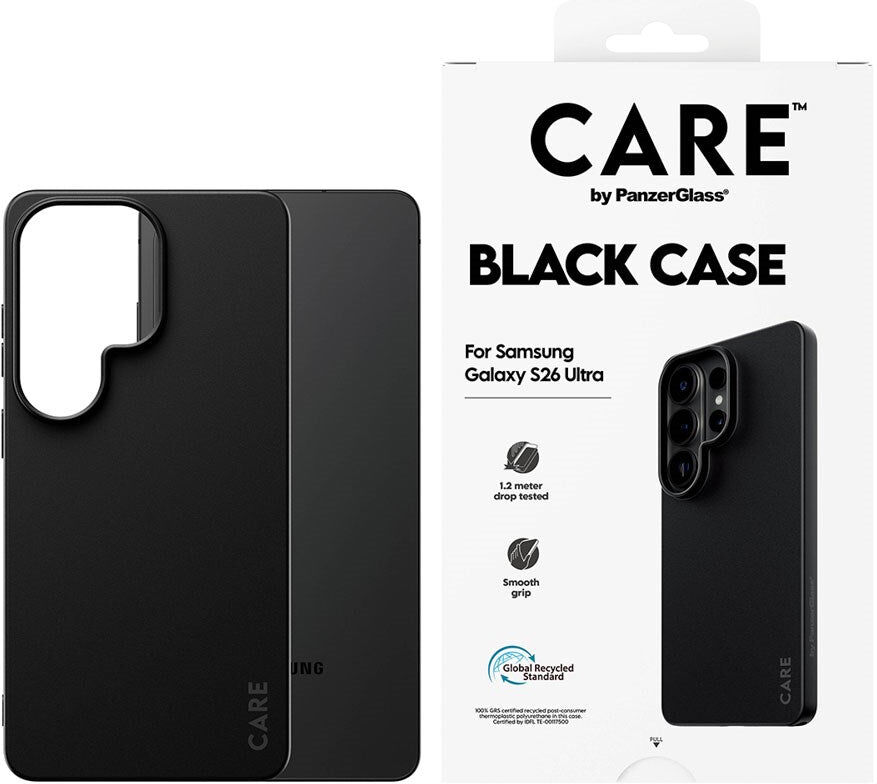 Samsung Galaxy S26 Ultra CARE by PanzerGlass Fearlessly Fashionable Cover - Black