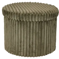 Hocker HAYDEE (DT 52x38,50 cm) - grün - DT 52x38,50 cm