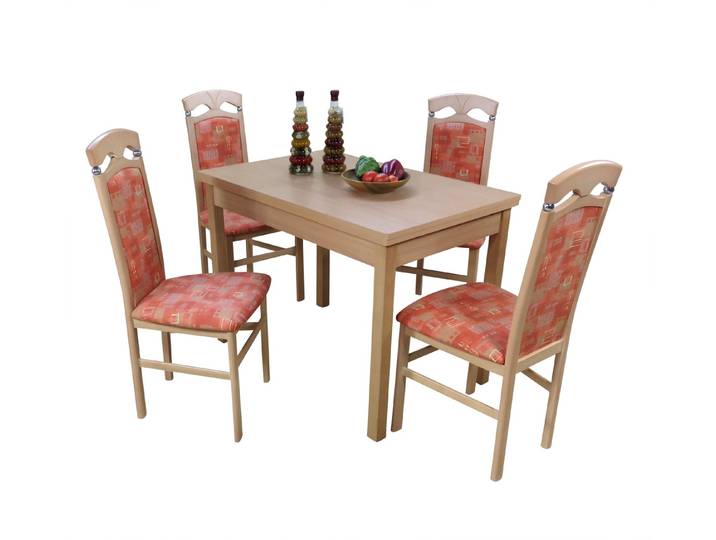 moebel-direkt-online Essgruppe bestehend aus vier Stühlen und einen Tisch, (Spar-Set, 5tlg. Set)