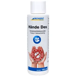 Schopf Hände Des flüssiges Händedesinfektionsmittel - 100 ml