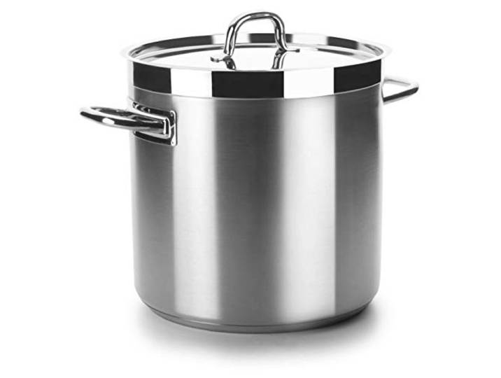 LACOR 54140S Hoher Suppentopf ohne Deckel Durchmesser 40 cm C-L Aus lebensmittelechtem Edelstahl gefertigt; hohe Korrosionsbeständigkeit und Haltbarkeit im täglichen Gebrauch