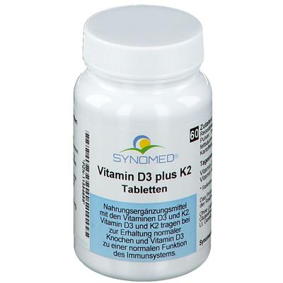 Vitamin D3 Plus K2 Tabletten 60 St