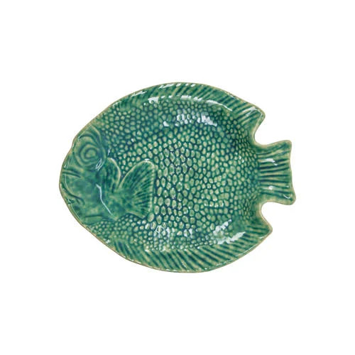 House Doctor serveerbord Diva groen keramiek B: 27 cm, D: 22 cm