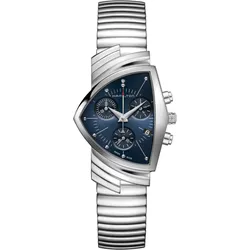 Hamilton Ventura Chrono H24432141 - blau,silber - 32.3mm