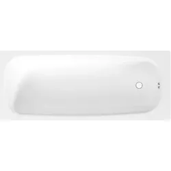 Jika Rechteckige Badewanne Tanza Weiß Emaillierter Stahl 1,8 mm H2251800000001