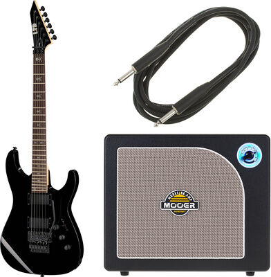 ESP LTD KH-202 BLK Kirk Ham Bundle Schwarz