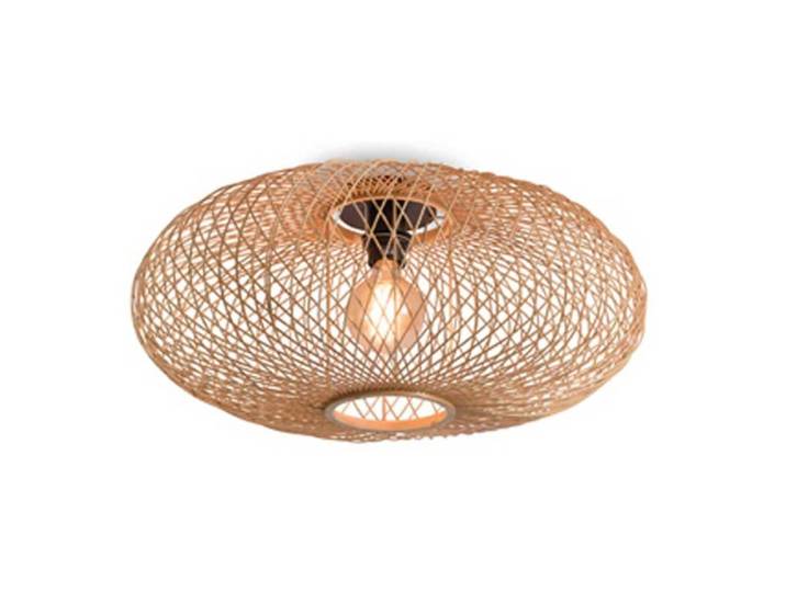 Plafonnier en bambou naturel D60