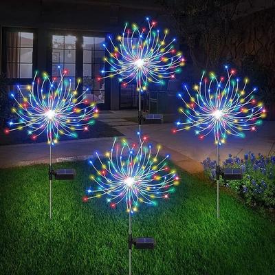 Uplifted Finds Solar Outdoor Firework Fairy Lights Waterproof Garden Lawn Pathway Decoration 1 Pc multicolor