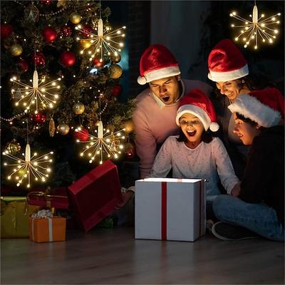 200led dekoratives Feuerwerk Licht Löwenzahn Explosion Stern Lichterkette Design Kupferdraht Lichterkette Vorhang Licht optional Solarenergie Batteriebox USB 1Stk