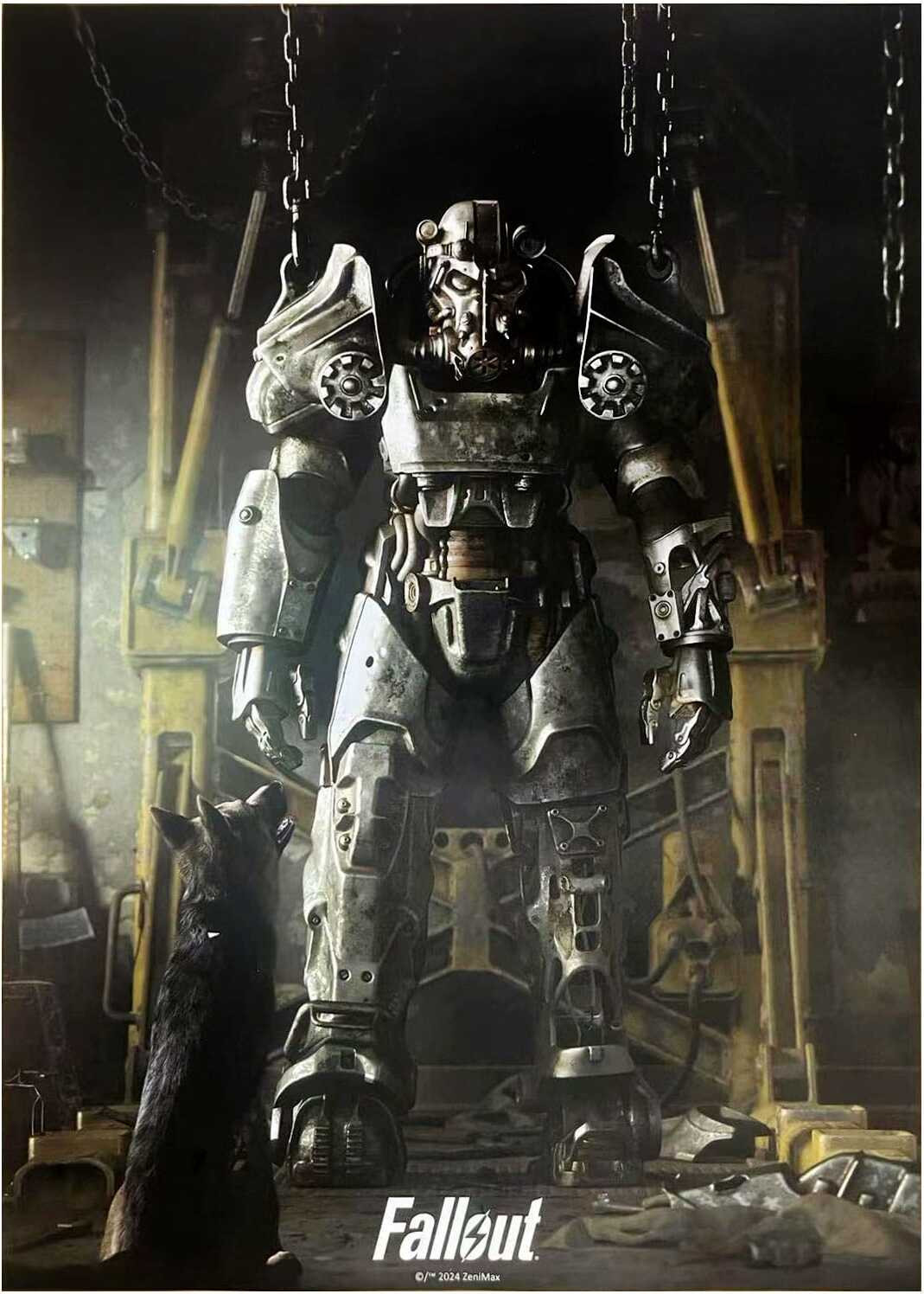 DEVplus Fallout 4 Kunstafdruk Power Armor, 30 x 40 cm