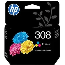 HP, Druckerpatrone, Hewlett-Packard 308 Tri-Color Original Ink Cartridge, 308 Tri-Color