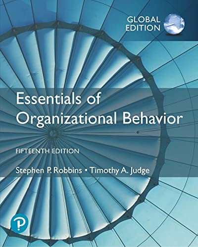 Robbins, Stephen P. - Essentials of Organizational Behavior, Global Edition - Preis vom 09.10.2026 07:28:09 h