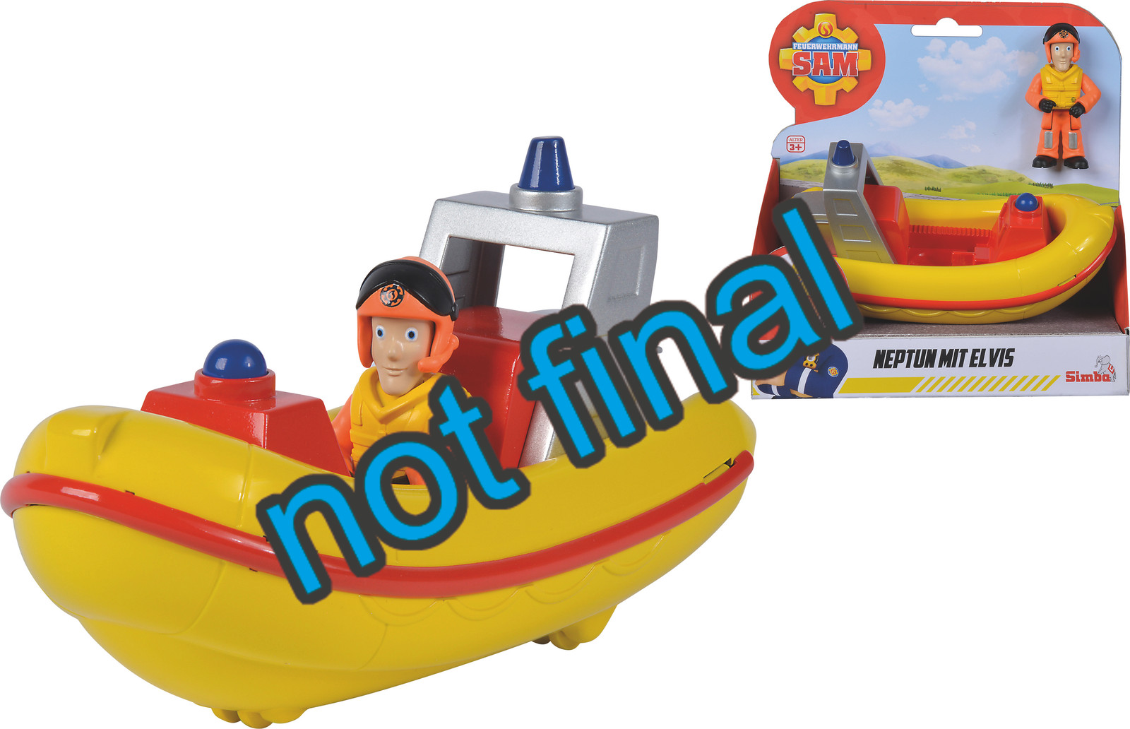 Simba Toys Sam Neptun knuffel gekleed als Elvis