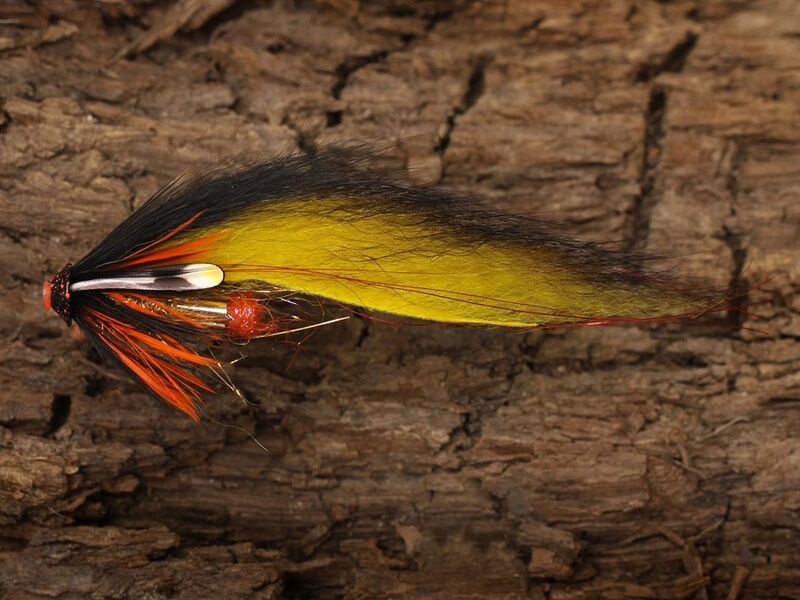 Futurefly Lakse Fluer-Zonker Flies-Black/yellow