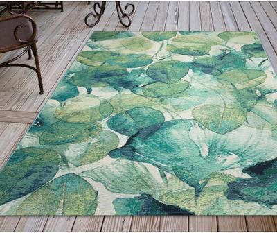 Lush Decor Marina Lotus Indoor/Outdoor Rug