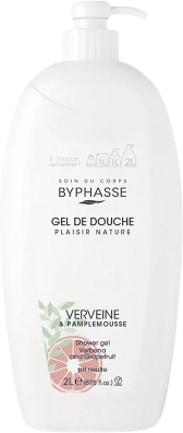 Byphasse Plaisir Nature Verbena and Grapefruit Shower Gel 2000ml