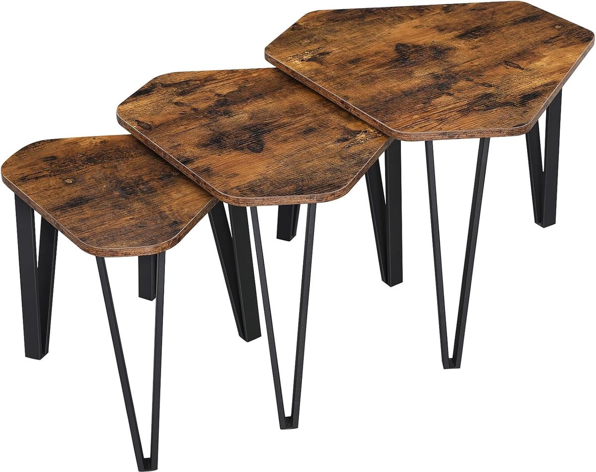 Skye Decor Set van 3 Bijzettafels - Vintage