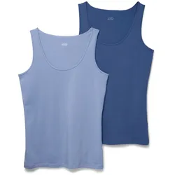 Tchibo - 2 Tops - Damen - Gr. S - lila