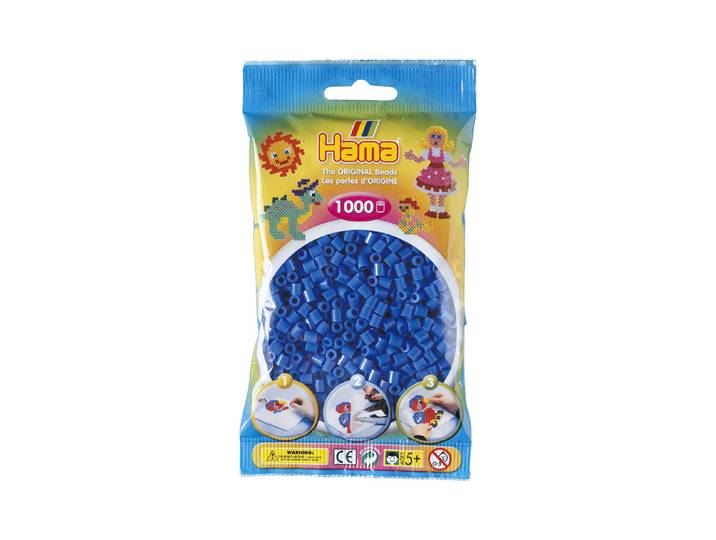 Hama Perlen Blau