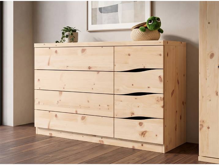 Zirbenkommode „Astrid“ 150 cm Massivholz Zirbe