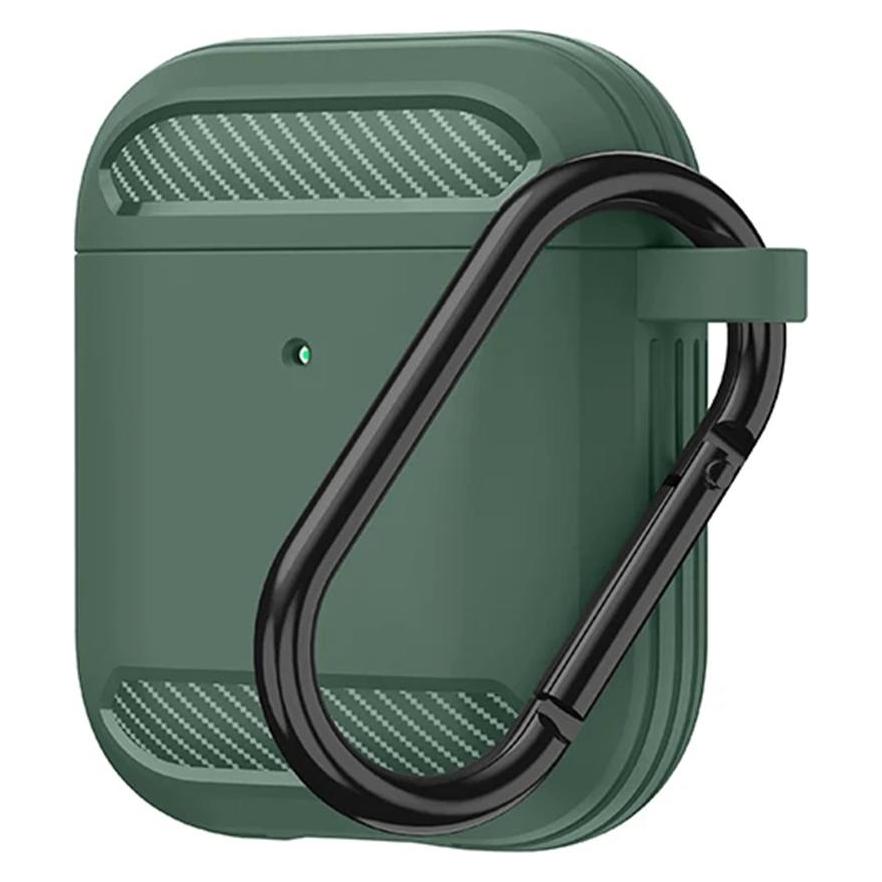 Techsuit - Carbon Silicone - for AirPods 1 / AirPods 2 - Green (Kopfhörer Hülle) (56362613)