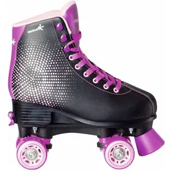 Globber, Mädchen, Rollschuhe, muuwmi Rollschuh Disco lila Gr. 35 38 (35, 36, 37, 38), Violett, Schwarz