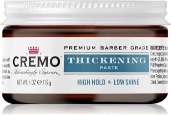 Cremo Hair Styling Paste Thickening pasta styling 113 g. Hair Styling Paste Thickening