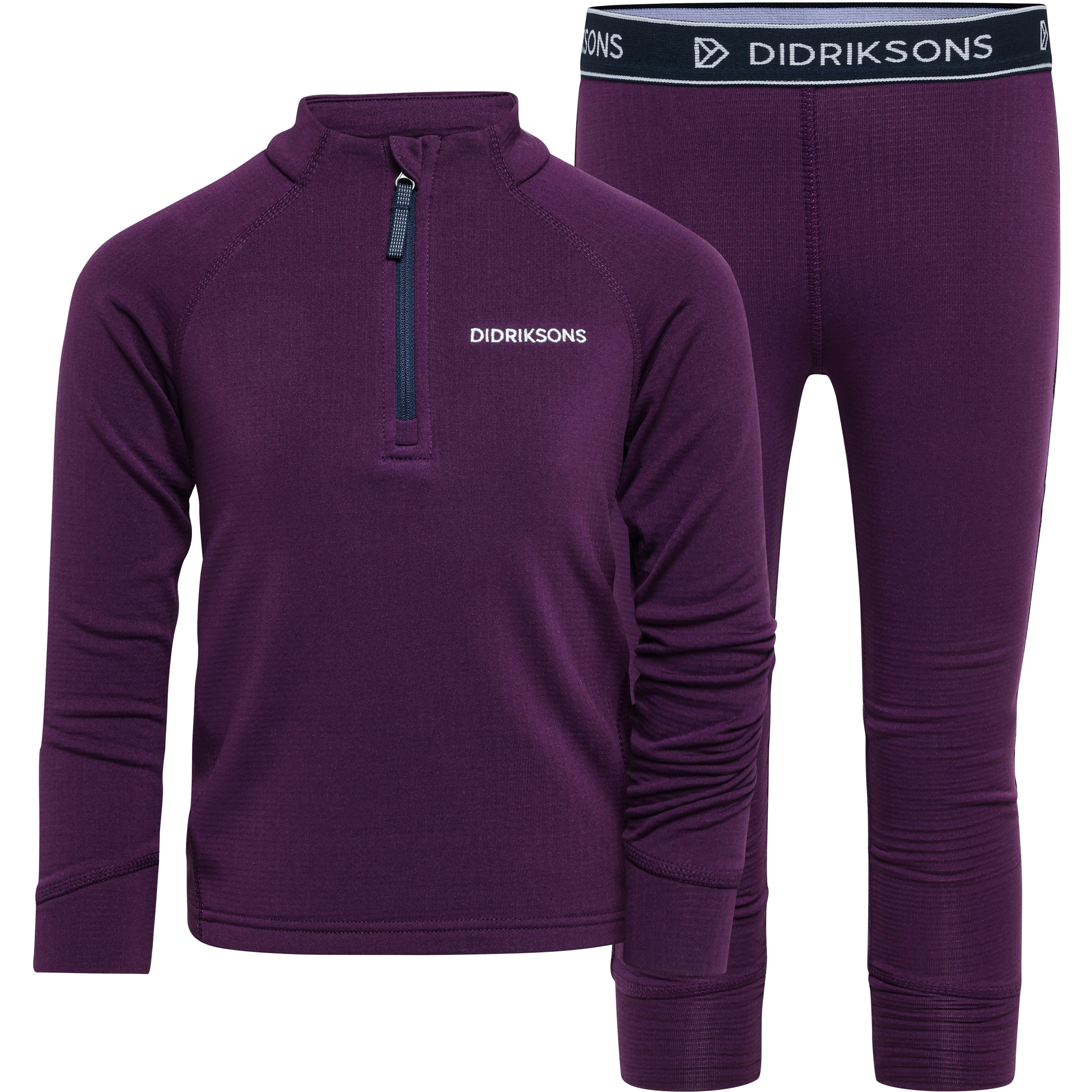Didriksons Jadis 5 Unterwäsche Set Kinder Skiunterwäsche northen purple Größe 90 Skifahren | Rodeln | Lifestyle Hautfreundlich