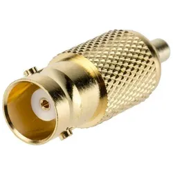 RS PRO HF Adapter, SMB - BNC, 50Ω, Male - Weiblich, Gerade, 4GHz, Elektronikkabel + Stecker