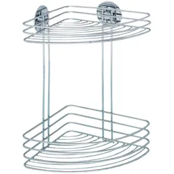 WENKO Turbo-Loc® Eckregal 2 Ablagen, Befestigen ohne bohren