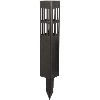 Gartenleuchte LUXFORM "Luxform Solar Florida", schwarz, B:7cm H:3,54cm L:7cm, Leuchten, Gartenleuchte, LED-Gartenleuchte, Solarenergie, warmweiß, aus Aluminium, IP44