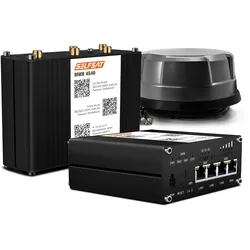 SELFSAT MWR 4540 4G Cat 6 WLAN Router bis 300 Mbps inkl. Panorama Antenne schwarz